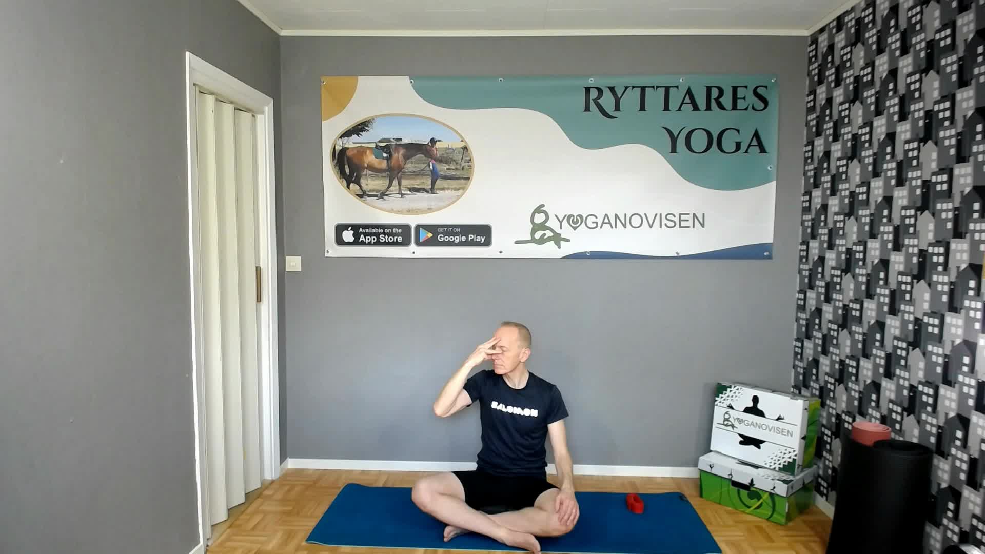 Balansera med växelvisa andetag