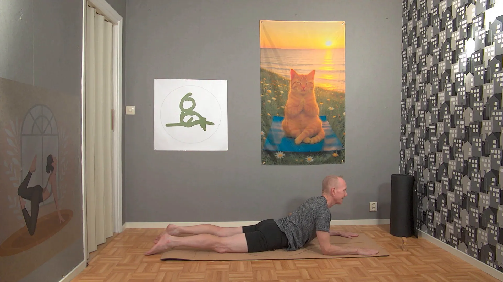 Yinyoga för stel nacke, axlar och rygg 